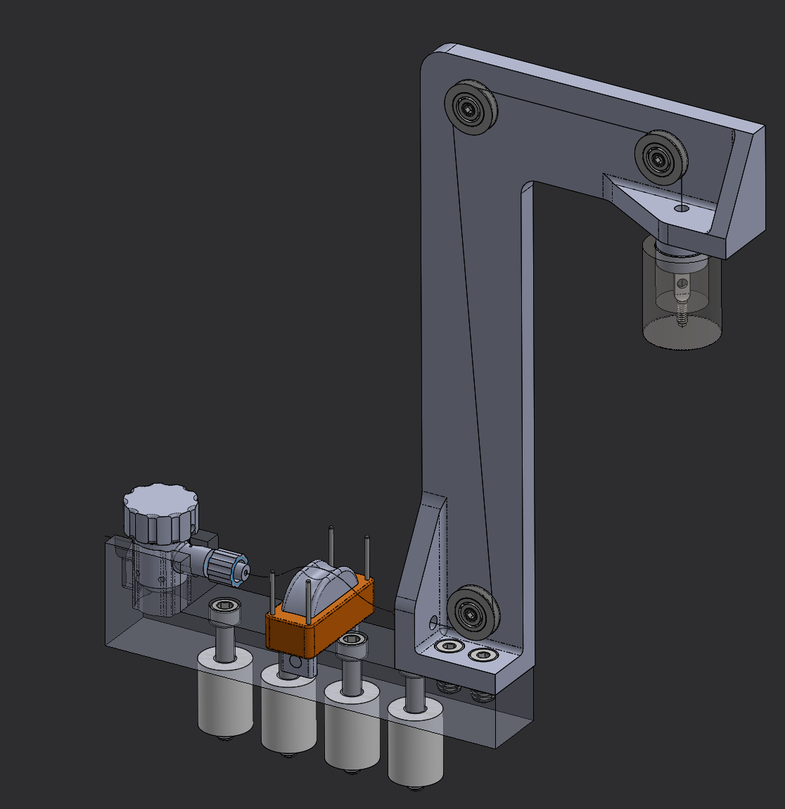Suture-retrieval fixture — CAD